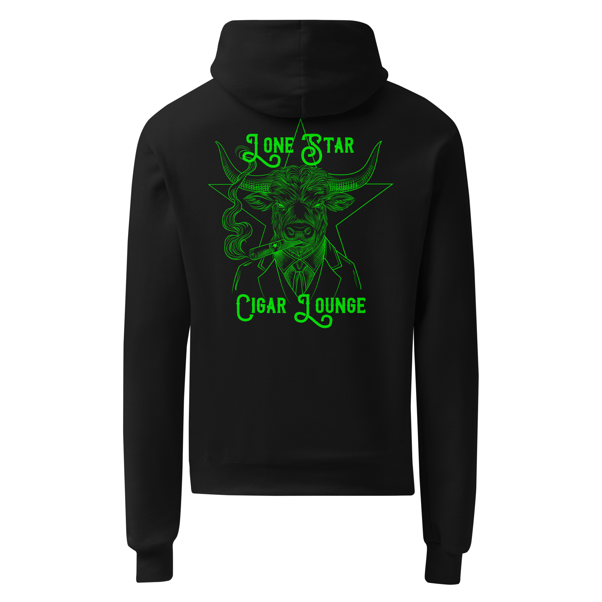 Lone Star (Green) Champion Hoodie - Image 2