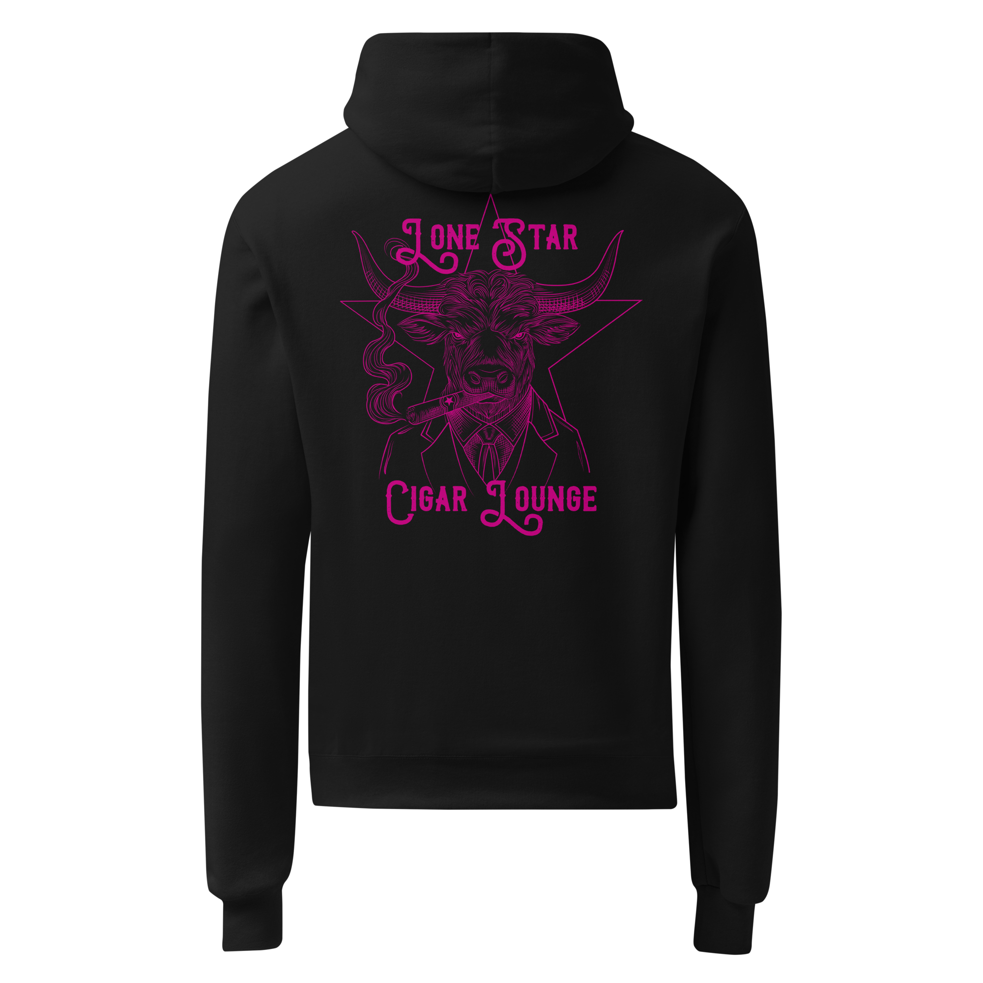 Lone Star (Magenta) Champion Hoodie - Image 2